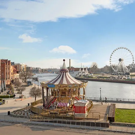 Apartman Old Town Targ Rybny - Self Check-in, Parking, River View By Renters *